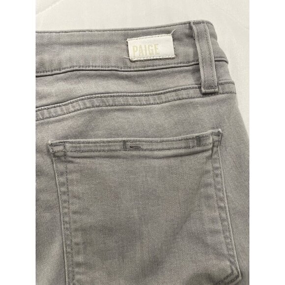 PAIGE WOMENS PANTS VERDUGO CROP RELAXED Leg GRAY SIZE 29 JEANS DENIM - Picture 5 of 6